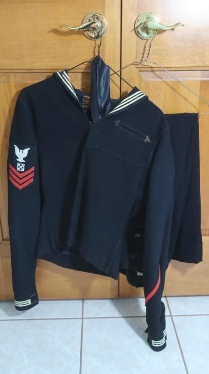 WWII Navy Uniform-Jacket, Pants, Hat