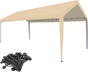 Ysnhsye Carport Replacement Canopy  1020 ft  Beige
