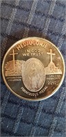 .999 Pure Silver MEDJUGORJE Medal