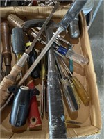 Hammer, screwdrivers