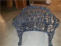 Beautiful cast iron garden bench
