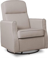 Delta Blair Slim Glider Swivel Rocker Chair, Taupe