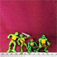 Lot Of 4 Newer TMNT Action Figures