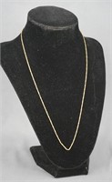 14k Gold 20" Rope Chain Necklace
