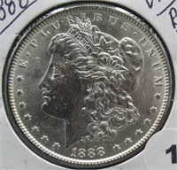 1888 UNC BU Morgan Silver Dollar.