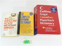 Dictionaries x 3