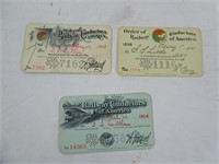 Lot of Vintage Railway Cards Railroad Items