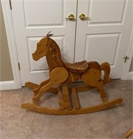 44" Wood Rocking Horse