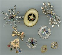 Masonic Eastern Star Pins Lot