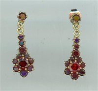 Sterling Earrings Crystal