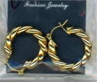 Fashion Style Gold Tone Earrings