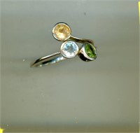 Sterling Ring S10 Art Deco