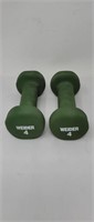 Pair of dumbbells 4lbs each