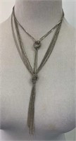 Necklace - Multiple Silver Strands