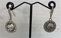 Earrings - Round Rhinestones