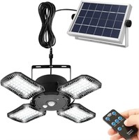 Home Solar Lights for Indoor Outdoor Use, 128 LED