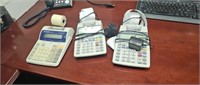 Three calculators