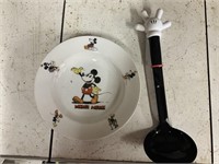 Mickey Mouse bowl and spoon