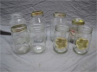 Lot Of Assorted Glass Jars