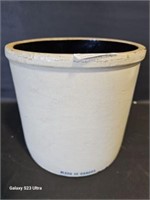 Antique crock 8"x8" w chip