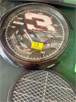 Dale Earnhardt Clock, smoke detectors, containers