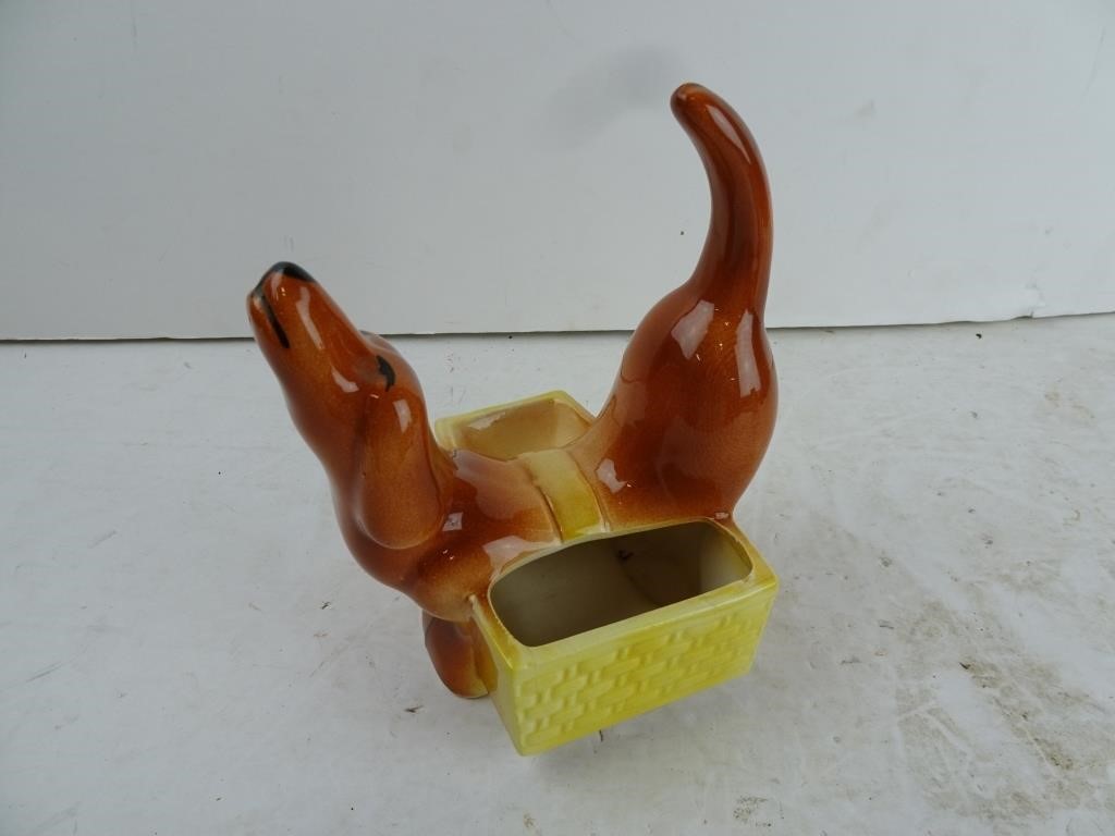 Vintage Japan Porcelain Weiner Dog