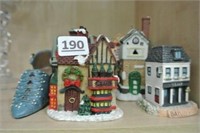 Miniature Christmas Village Homes