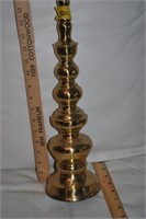tall brass candleholder
