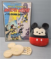 Mickey Mouse Character Toys Lot Collection