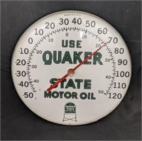 Quaker State Motor Oil Thermometer
