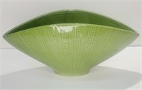 Global View Green Ceramic Fan Vase