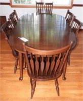 Harden Furniture Co. solid Cherry dining table