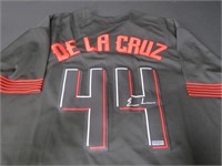 REDS ELLY DE LA CRUZ SIGNED JERSEY HERITAGE COA