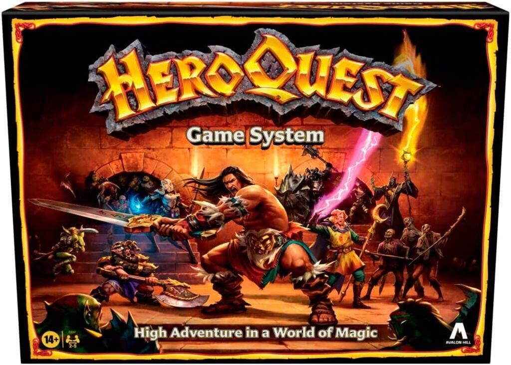 Hasbro Gaming Avalon Hill HeroQuest Game System,