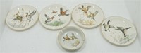 Wood & Son lot of 4 - 6" game bird plates and