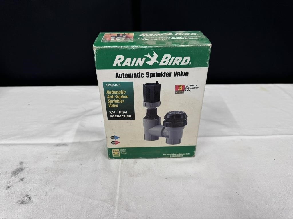 rain bird automatic sprinkler valve