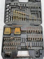 drill bit set in case