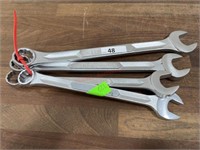 4pc thornson wrenches, 7/8- 1"