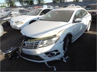 2014 Volkswagen CC WVWBP7AN1EE534075 White