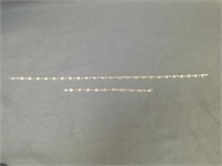 925 Sterling Link Necklace & Bracelet