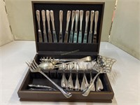 International Flatware & others in Wooden Case