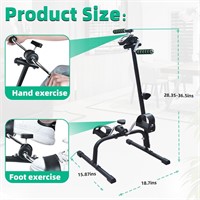 Pedal Exerciser for Seniors Hand Arm Leg and Knee