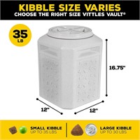 Gamma2 Vittles Vault Dog Food Storage Container,