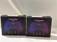 $25  2-Pk Controller Paddles for Sony PS4 Back But