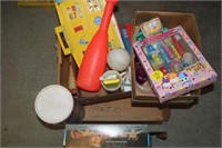 Young Children Toys: Busy Store, Wiffle Ball,