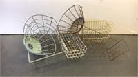 Wire basket lot