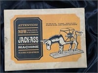 Vintage Jack-Ass Cigarette Dispensing Maching