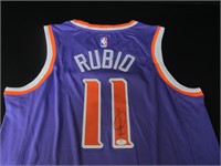 Rickey Rubio signed basketball jersey COA