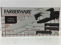 NIB Faberware 11piece Knife Set