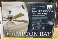 Hampton Bay, 44" LED Indoor Ceiling Fan
